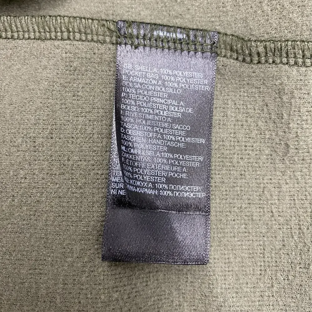 The North Face Mens Jacket XL Green Heather 1/4 Zip Pullover Fleece Gorpcore